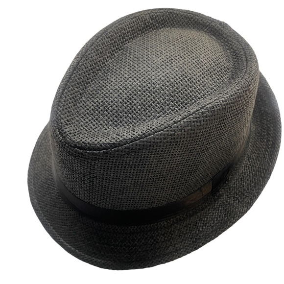 Black, Charcoal colored Fedora,Sun hat,Small brim,OS - Picture 7 of 7